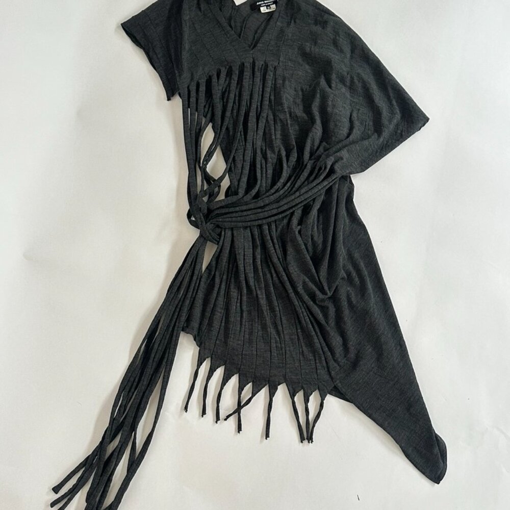 JUNYA WATANABE SPRING 2014 WOOL FRINGE TUNIC DRESS - Picture 9 of 9